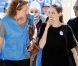  Angelina Jolie est allée à la rencontre des réfugiés dans un camp de Mafraq, en Jordanie, le 11 septembre 2012. 