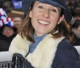 Alexia Laroche-Joubert à l'hippodrome de Vincennes en janvier 2012.
