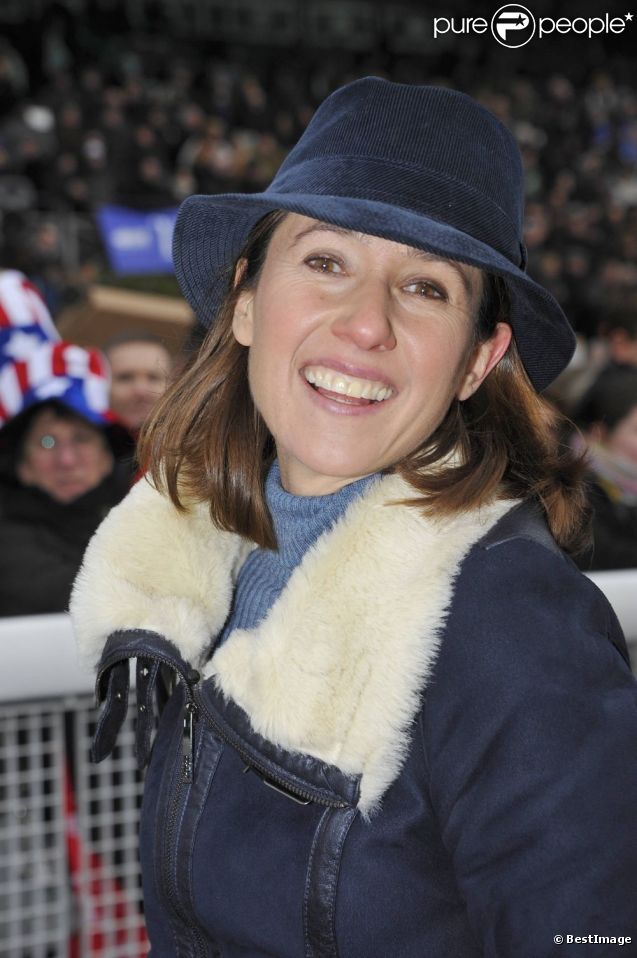 Alexia Laroche-Joubert à l'hippodrome de Vincennes en janvier 2012. - photos Purepeople