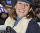 Alexia Laroche-Joubert à l'hippodrome de Vincennes en janvier 2012.