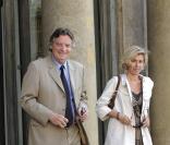 Patrice Duhamel et sa femme à l'Elysée le 17/06/08