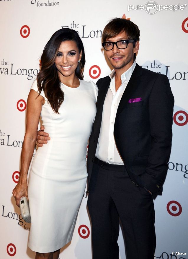 Eva Longoria et Ken Paves au dîner donné par The Eva Longoria Foundation à l'occasion des ALMA Awards. Los Angeles, le 15 septembre 2012