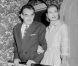 Le prince Rainier III de Monaco et sa fiancée Grace Kelly à Philadelphie le 6 janvier 1956
