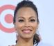 Zoe Saldana lors des ALMA Awards à Pasadena, le 16 septembre 2012