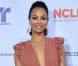 Zoe Saldana lors des ALMA Awards à Pasadena, le 16 septembre 2012