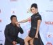Eva Longoria et George Lopez lors des ALMA Awards à Pasadena, le 16 septembre 2012