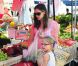 Jennifer Garner à Santa Monica avec ses enfants Violet, Seraphina et le petit dernier Samuel le 16 septembre 2012, Los Angeles