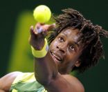 Gaël Monfils lors de l'Open du Qatar à Doha le 3 janvier 2012
