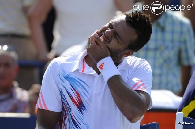 Jo-Wilfried Tsonga lors de l'US Open de New York City le 30 août 2012