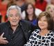 Pierre Arditi et Macha Méril à l'enregistrement de  Vivement Dimanche , mercredi 19 septembre. L'émission sera diffusé dimanche 23 septembre par France 2.