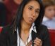 La championne paralympique d'ahtlétisme Assia El Hannouni à l'enregistrement de  Vivement Dimanche , mercredi 19 septembre. L'émission sera diffusé dimanche 23 septembre par France 2.