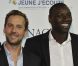  Fred Testot et Omar Sy lors de la première édition du gala de charité "Monaco par coeur" au profit des associations Jeune J'écoute er CéKeDuBonheur à Monaco, le 22 septembre 2012 