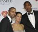  Tony Parker, accompagné de sa douce Axelle, auprès de Boris Diaw lors de la première édition du gala de charité "Monaco par coeur" au profit des associations Jeune J'écoute er CéKeDuBonheur à Monaco, le 22 septembre 2012 