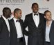  Omar Sy, Tony Parker, Boris Diaw et Fred Testot lors de la première édition du gala de charité "Monaco par coeur" au profit des associations Jeune J'écoute er CéKeDuBonheur à Monaco, le 22 septembre 2012 