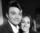 Chris Colfer et Sarah Jessica Parker lors du tournage d'un épisode de la série Glee en août 2012.