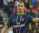 Zlatan Ibrahimovic pendant le match Paris Saint-Germain contre Sochaux au Parc des Princes. Paris, le 29 septembre 2012.