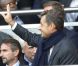 Nicolas Sarkozy, dans les gradins du Parc des Princes lors de la rencontre entre le Paris Saint-Germain et le FC Sochaux. Paris, le 29 septembre 2012.