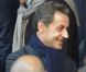 Nicolas Sarkozy, dans les gradins du Parc des Princes lors de la rencontre entre le Paris Saint-Germain et le FC Sochaux. Paris, le 29 septembre 2012.