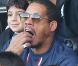 JoeyStarr assiste à la rencontre entre le Paris Saint-Germain et le FC Sochaux. Paris, le 29 septembre 2012.