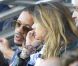 JoeyStarr et Priscilla de Laforcade assistent à la rencontre entre le Paris Saint-Germain et le FC Sochaux. Paris, le 29 septembre 2012.