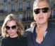 Kate Moss et Mario Testino arrivent au Café de Flore, à Paris, le 1er octobre 2012.
