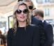 Kate Moss et Mario Testino arrivent au Café de Flore, à Paris, le 1er octobre 2012.