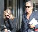Kate Moss et Mario Testino arrivent au Café de Flore, à Paris, le 1er octobre 2012.
