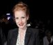  Jessica Chastain au défilé Saint Laurent Paris, au Grand Palais, à Paris, le 1er octobre 2012. 