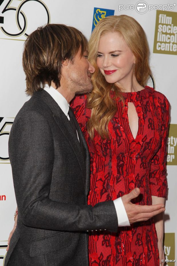 Nicole Kidman et Keith Urban au New York Film Festival, le 3 octobre 2012.