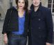 Davy Sardou et Noémie Elbaz lors du cocktail Tod's à Paris le 1er octobre 2012 à l'ambassade d'Italie