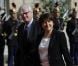 Martine Aubry et son époux Jean-Louis Brochen à Paris, le 15 mai 2012.