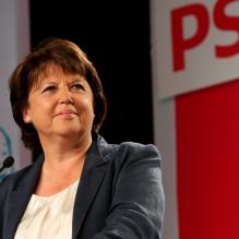 Martine Aubry à La Rochelle, le 25 août 2012.