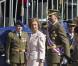 La famille royale d'Espagne était rassemblée en tenue officielle le 1er octobre 2012 pour la remise de la Croix du mérite collectif San Fernando au régiment de cavalerie Alcantara.