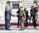 La famille royale d'Espagne était rassemblée en tenue officielle le 1er octobre 2012 pour la remise de la Croix du mérite collectif San Fernando au régiment de cavalerie Alcantara.