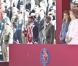 La famille royale d'Espagne était rassemblée en tenue officielle le 1er octobre 2012 pour la remise de la Croix du mérite collectif San Fernando au régiment de cavalerie Alcantara.