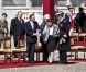 La famille royale d'Espagne était rassemblée en tenue officielle le 1er octobre 2012 pour la remise de la Croix du mérite collectif San Fernando au régiment de cavalerie Alcantara.
