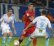 Zlatan Ibrahimovic lors du match entre l'Olympique de Marseille et le Paris Saint-Germain au Stade Vélodrome de Marseille le 7 octobre 2012 conclu sur le score de 2-2