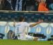 André-Pierre Gignac lors du match entre l'Olympique de Marseille et le Paris Saint-Germain au Stade Vélodrome de Marseille le 7 octobre 2012 conclu sur le score de 2-2
