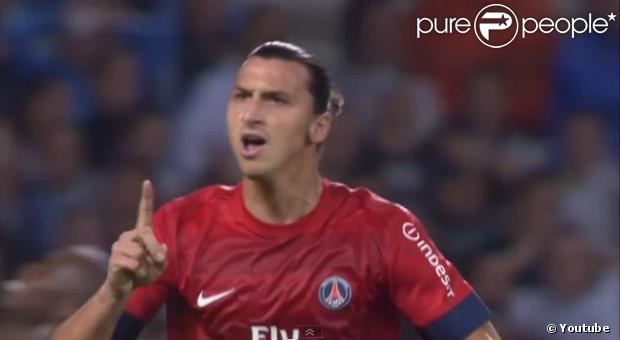 OM-PSG (2-2), le 07/10/2012 : Zlatan Ibrahimovic et André-Pierre Gignac ont inscrit les 4 buts de la rencontre de Ligue 1 entre l'Olympique de Marseille et le Paris Saint-Germain