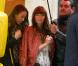 Jessica Biel, lookée en cuir et matinale à Paris le 8 octobre 2012
