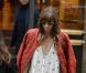 Jessica Biel, matinale à Paris le 8 octobre 2012 fait du shopping chez Fendi avenue Montaigne