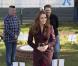 Kate Middleton en visite dans un parc botanique à Newcastle le 10 octobre 2012