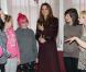 Catherine, duchesse de Cambridge en visite dans une association (Kyfund) à Newcastle le 10 octobre 2012