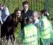 La duchesse Catherine de Cambridge lors de sa visite au jardin botanique Elswick à Newcastle le 10 octobre 2012.