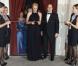 Le prince Albert II de Monaco et la princesse Charlene étaient les invités d'honneur de la 2e édition du Ballo del Giglio (Bal du Lys), dans la Salle blanche du Palazzo Pitti, à Florence, le 10 octobre 2012.