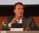 Arnold Schwarzenegger lors de la promotion de son autobiographie  Total Recall , le 11 octobre à Madrid.