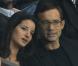 Jean-Luc Delarue et Anissa, au Parc des Princes, à Paris, en septembre 2011.
