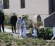 Jean-Luc Delarue et Anissa Khel le jour de leur mariage le 12 mai 2012 à Sauzon