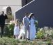 Jean-Luc Delarue et Anissa Khel le jour de leur mariage le 12 mai 2012 à Sauzon