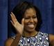 Michelle Obama en meeting à l'université de Caroline du Nord, dans la ville de Chapel Hill. Le 16 octobre 2012.